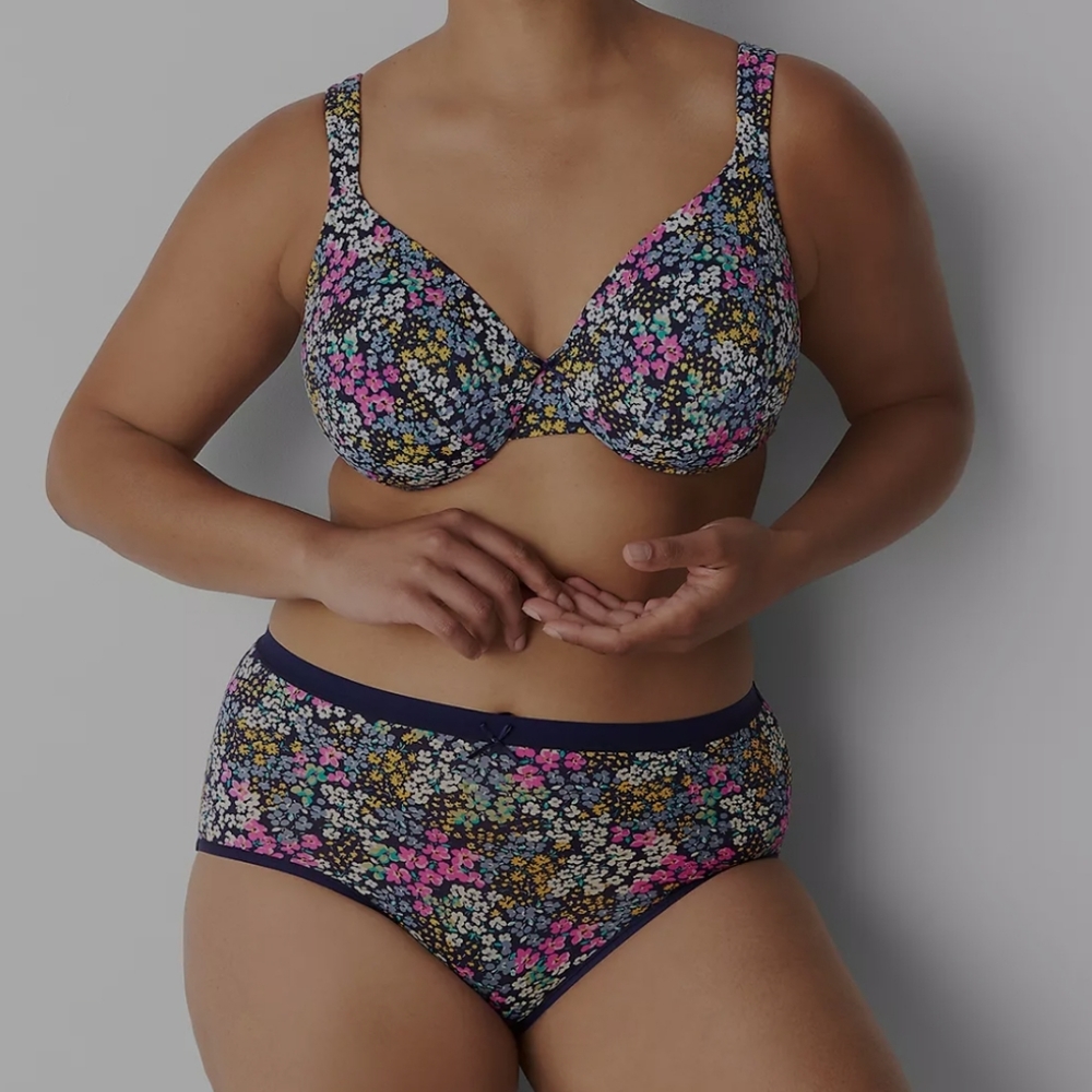 Cacique Lightly Lined Full Coverage Underwire Bra‎ Size 46G NWT